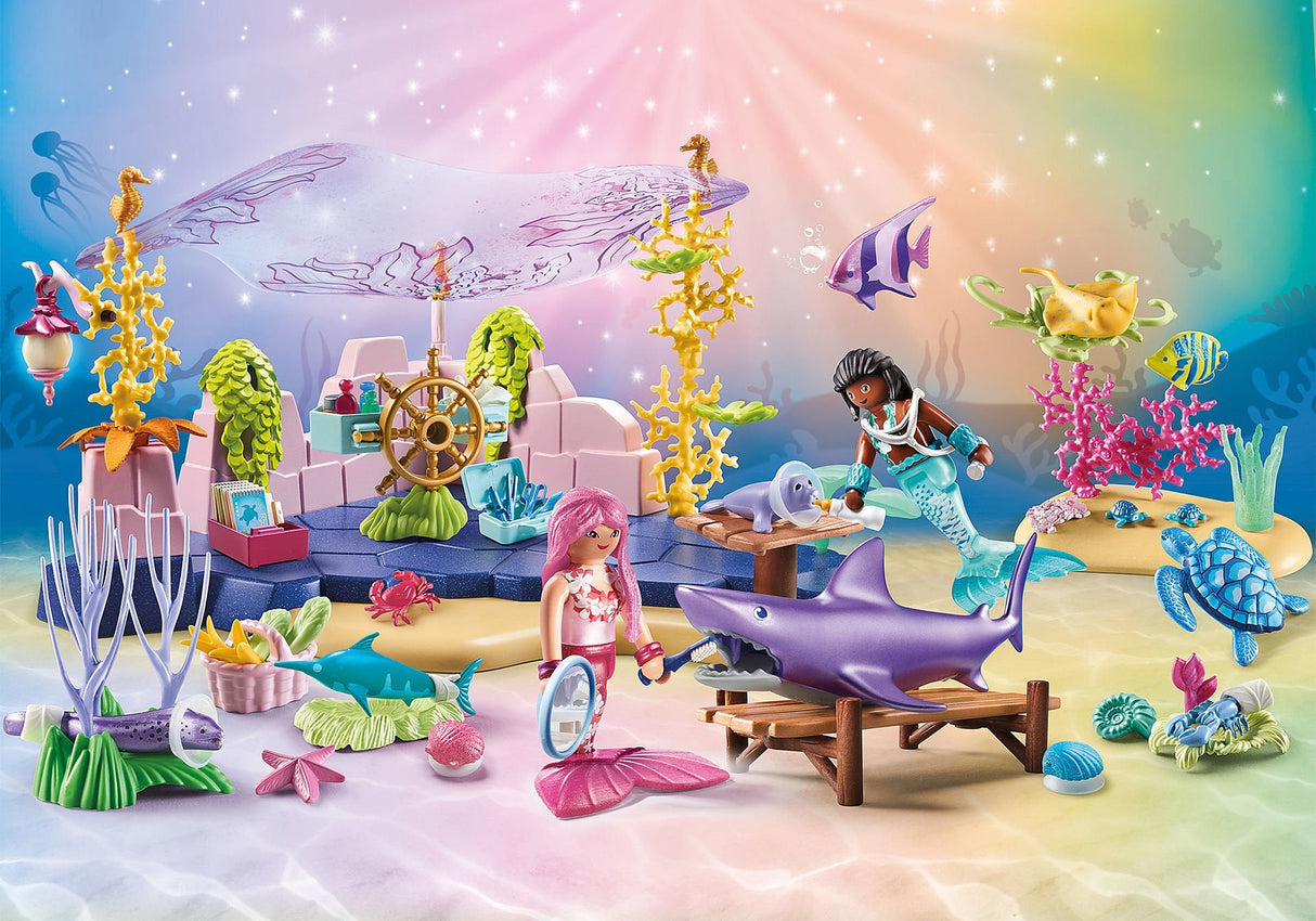 Playmobil 71499 Princesa Mágica Subacuática Animal Cuidado De Criaturas Marinas