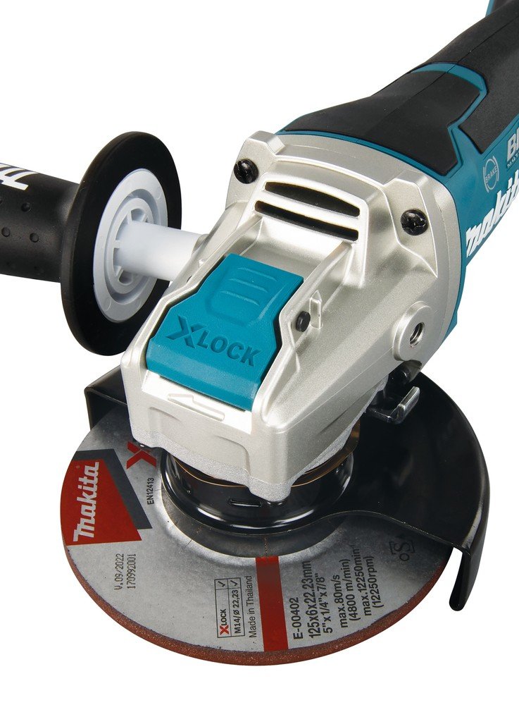 Makita Dga519z Miniamoladora Bl 18v Lxt 125 Mm X-Lock/Solo, Sin Batería Y Sin Cargador, 18 V
