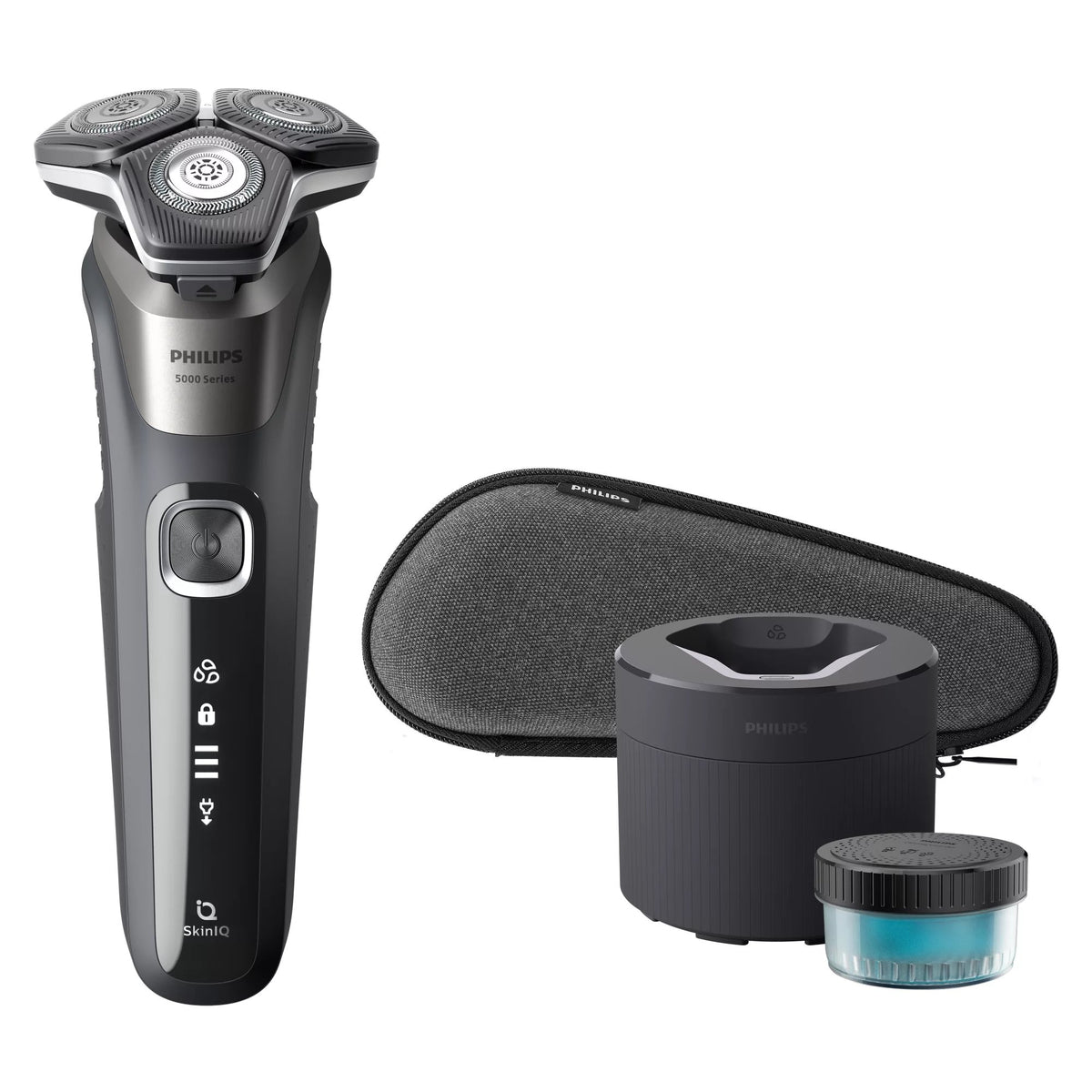 EAN 8720689007887 - Philips SHAVER Series 5000 S5887/50 afeitadora Máquina de afeitar de rotación Recortadora Gris imagen 1