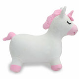 Jamara Animal Hinchable Unicornio Con Funda De Peluche Y Bomba