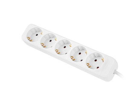 EAN 5901969429220 - Lanberg PS0-05F-0300-W base múltiple 3 m 5 salidas AC Interior Blanco imagen 4