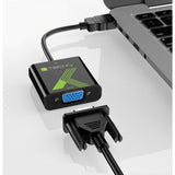 Techly Hdmi -> Vga+3.5mm M/F Negro