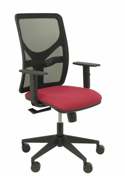 Silla Motilla Malla Negra Asiento Bali Granate Bra