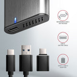 EAN 8595247906328 - Axagon EEM2-SG2 caja para disco duro externo Caja externa para unidad de estado sólido (SSD) Gris M.2 imagen 6