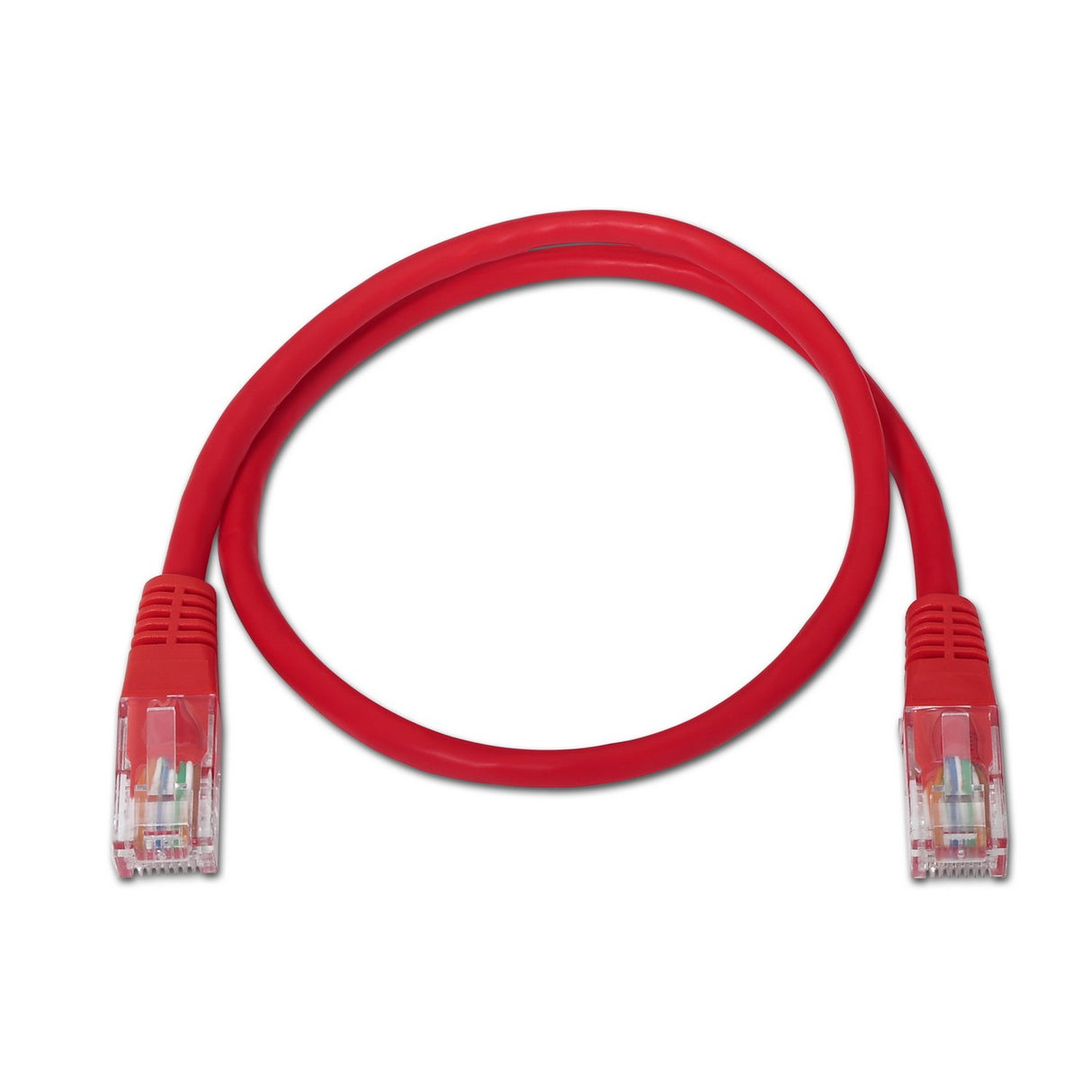 EAN 8436574701869 - AISENS A133-0187 cable de red Rojo 0,5 m Cat5e U/UTP (UTP) imagen 2