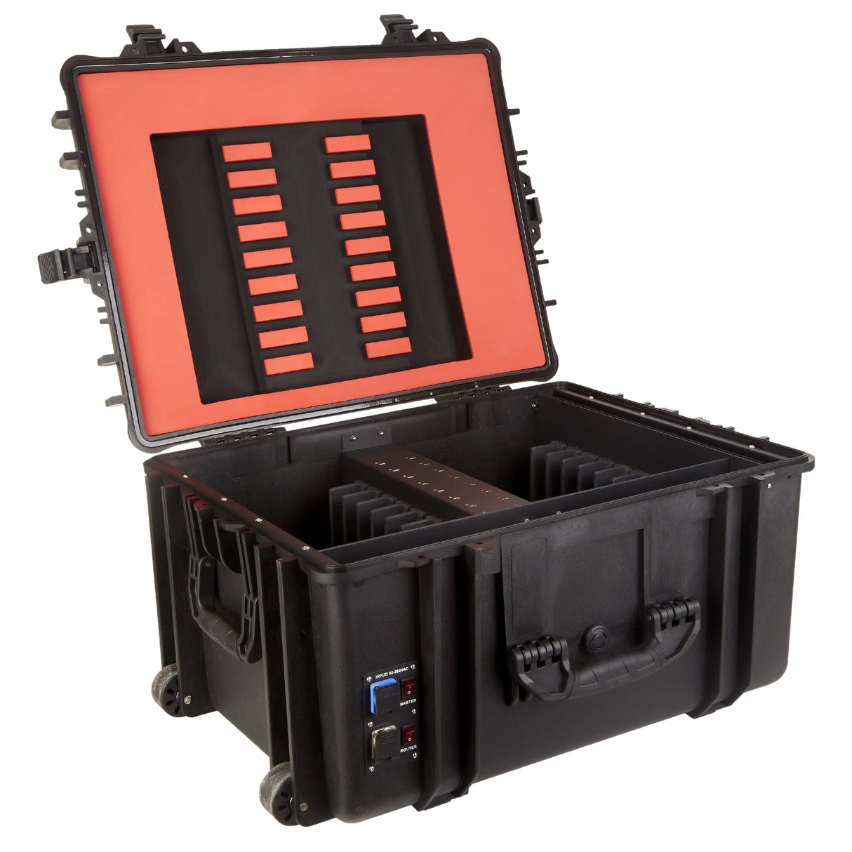 Deqster Kt16c-Pd (Schnellladefunktion) Für 16 Ipads, Nur Laden, Schwarz Orange, 16 In 1, 1,8m, Usb-C Pd, 10-744121