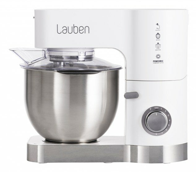Robot  Lauben Lbnkm1200wt De Cocina 1200 W 5,5 L Acero Inoxidable, Blanco