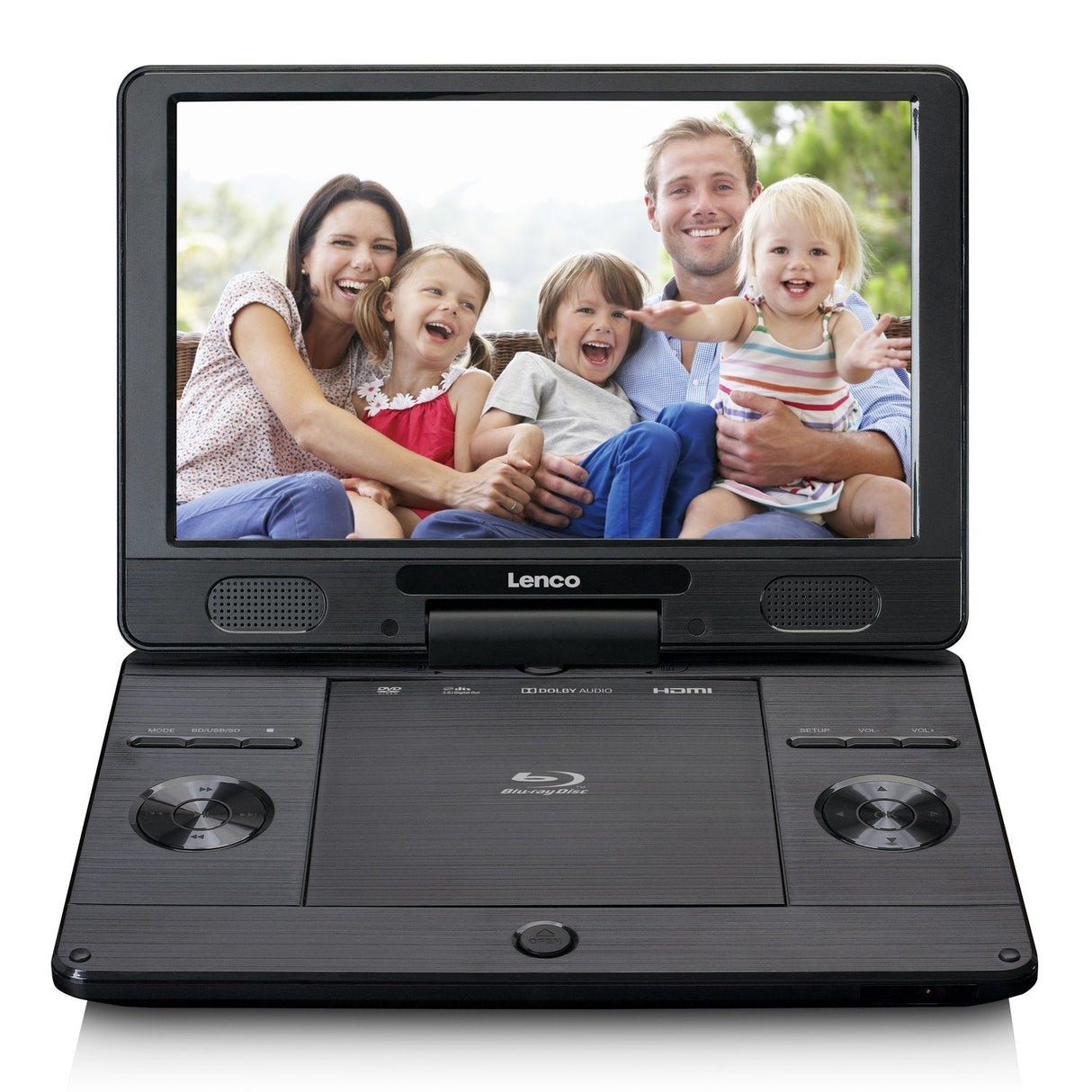Lenco Brp-1150bk Reproductor De Dvd/Bluray Portátiles Reproductor De Blu-Ray Portátil Convertible 29,2 Cm (11.5") 1024 X 600 Pixeles Negro