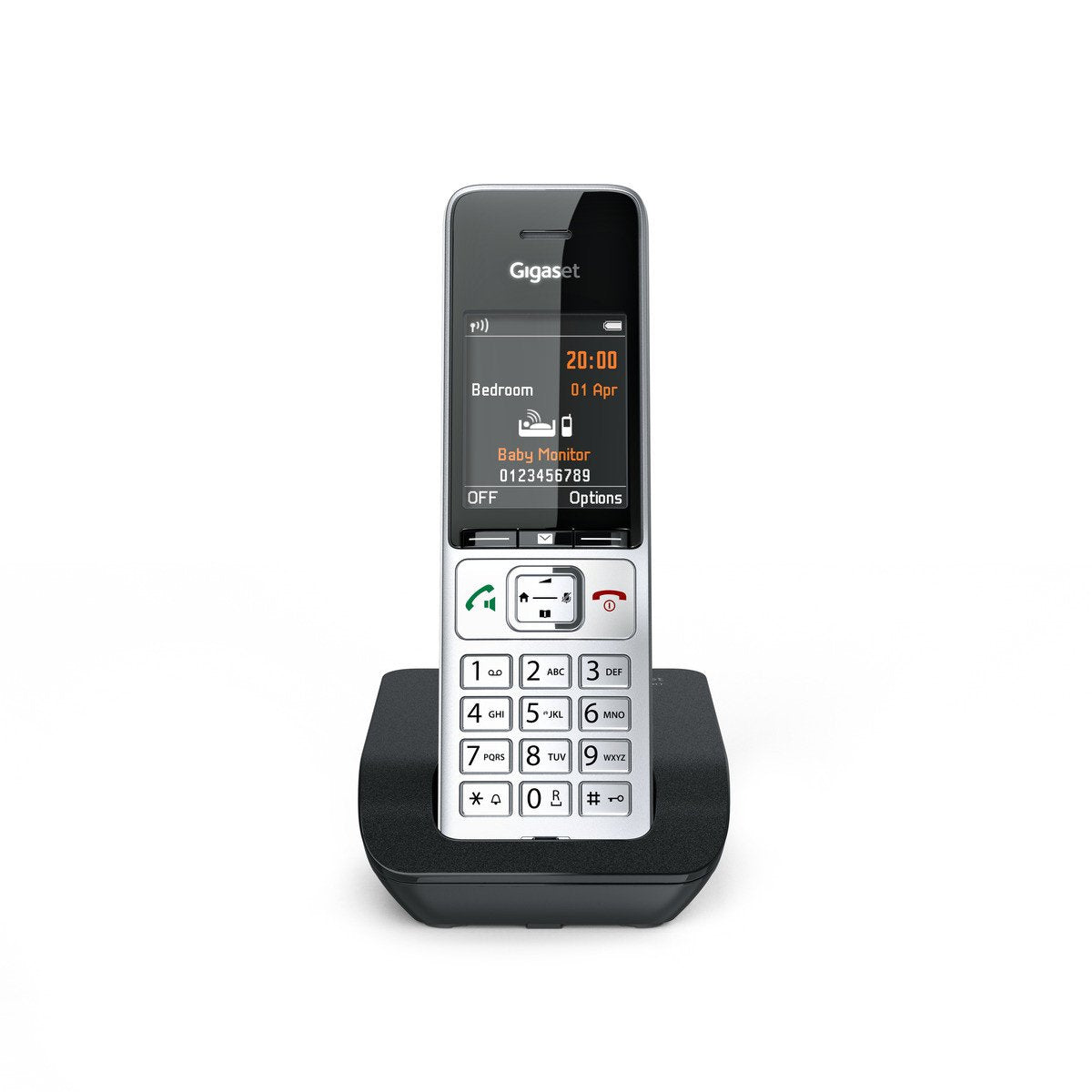 Gigaset Comfort 500 Plata Negro