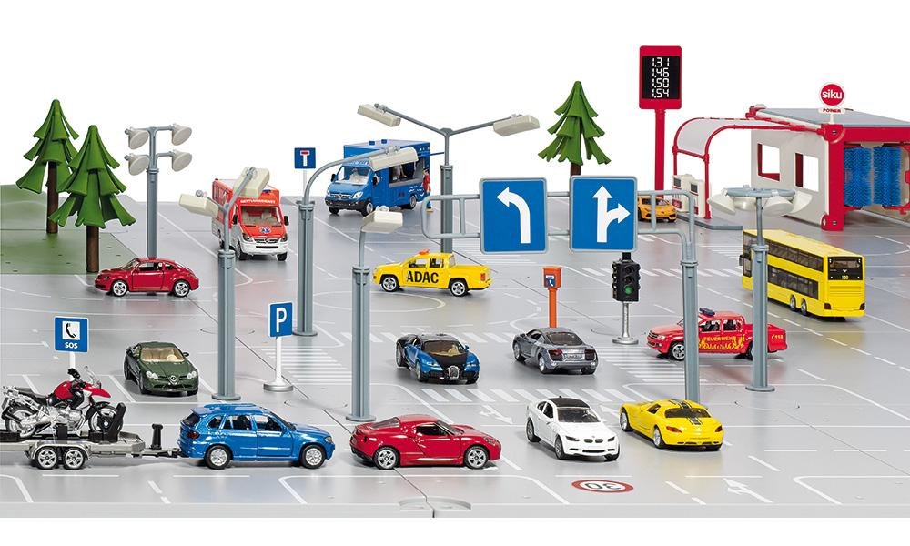 Conjunto De Accesorios Siku Sinais Y Lampadas De Rua  10559400000