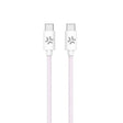 EAN 8021735207696 - Celly USBCUSBCCOTTPK cable USB 1,5 m USB C Rosa, Blanco imagen 1