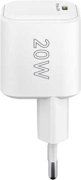 Cargador Rápido Goobay 20w Usb-C Pd Gan (Blanco) 76691