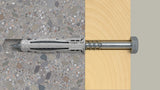 EAN 4048962480849 - Fischer 568010 tornillo de anclaje y taco 50 pieza(s) Anclaje de expansión 50 mm imagen 6