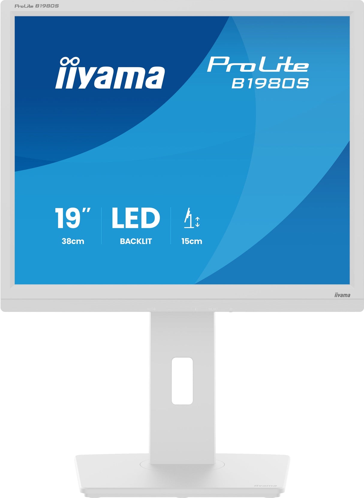Monitor  Iiyama Prolite B1980s-W1 19" 1280 X 1024 Pixeles Svga Led Blanco