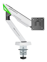 Aisens Soporte De Mesa Gaming Contrapeso Giratorio E Inclinable Para Monitor/Tv 16kg (3 Pivotes, 1 Brazo) De 17-49, Negro-Blanco