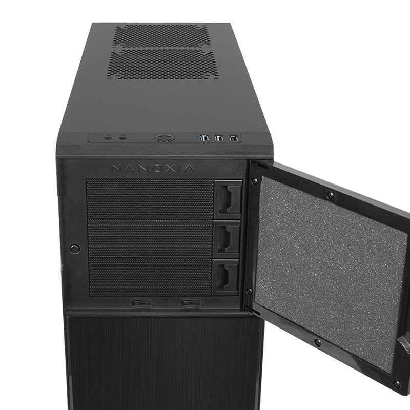 Caja Pc Nanoxia Deep Silence 3  Atx Negro