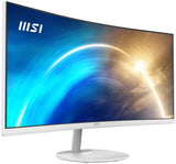 Monitor Msi Pro Mp341cqwde Led  34 " Blanco, Wqhd, Va, Curvo, Panel 100hz 9s6-3pb2ct-010