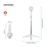 EAN 8591680157662 - FIXED FIXSN-M-WH soporte Soporte pasivo Teléfono móvil/smartphone Negro imagen 11