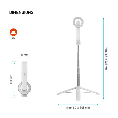 EAN 8591680157662 - FIXED FIXSN-M-WH soporte Soporte pasivo Teléfono móvil/smartphone Negro imagen 11