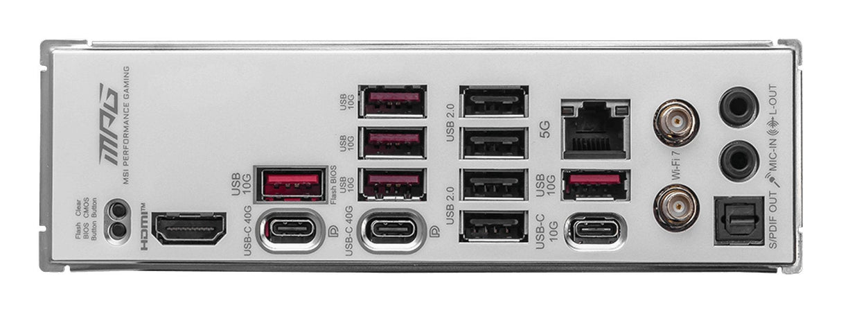 EAN 4711377290630 - MSI MPG X870E EDGE TI WIFI placa base AMD X870E Zócalo AM5 ATX imagen 5