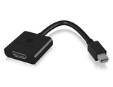 EAN 4250078171874 - ICY BOX IB-AC538a 0,15 m Mini DisplayPort HDMI Negro imagen 1