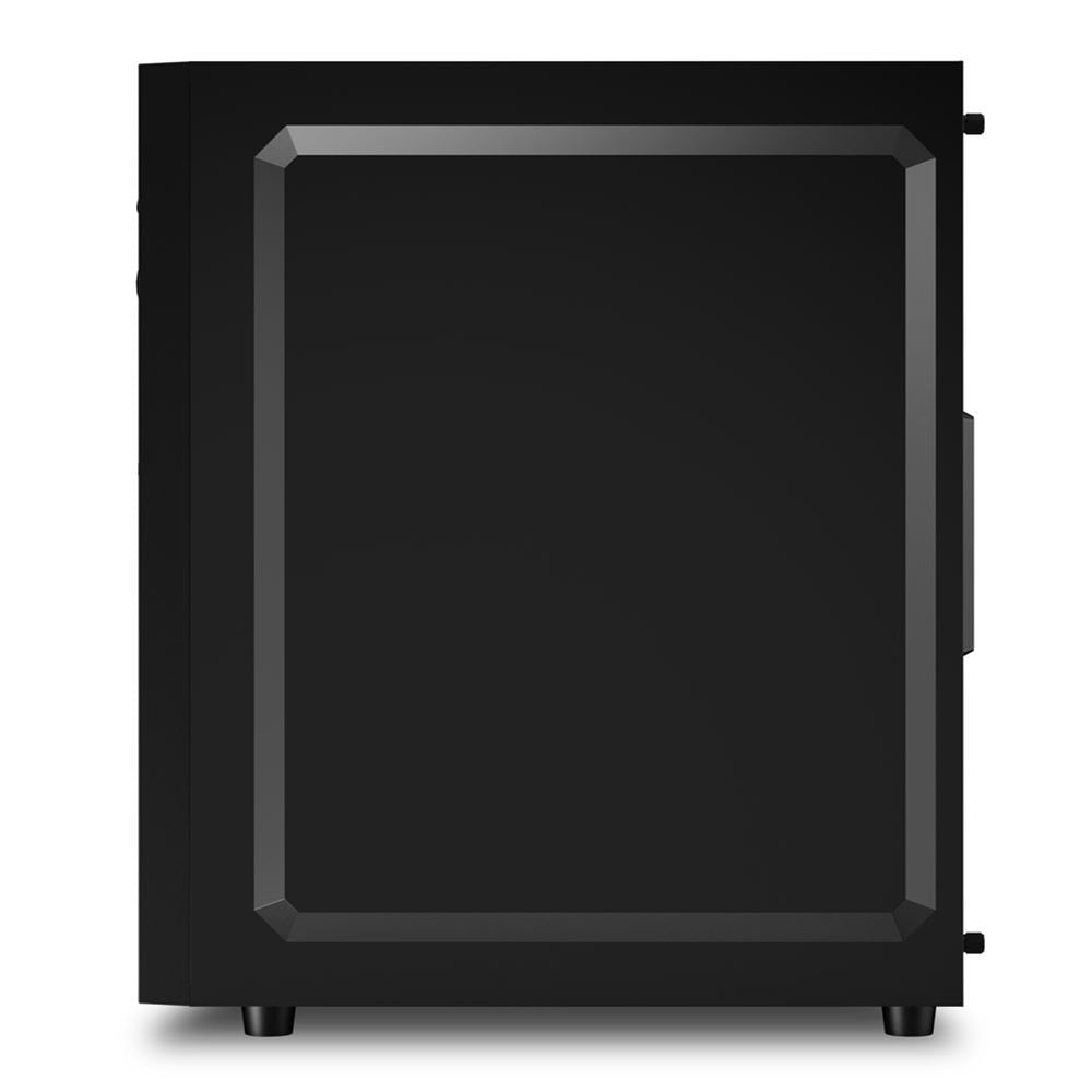 Caja Pc Sharkoon Rgb Wave 2xusb3.0 Rgb Sin Fuente Negro