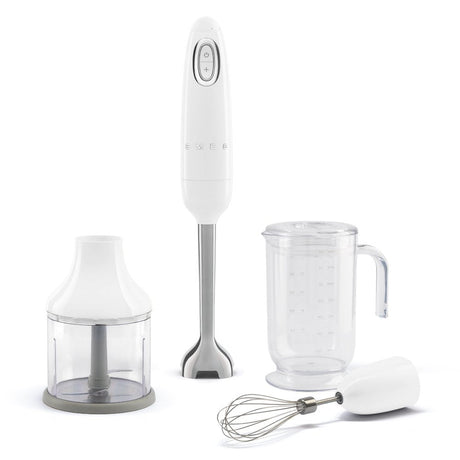 EAN 8017709343811 - Smeg HBF03WHEU licuadora Batidora de inmersión 700 W Acero inoxidable, Blanco imagen 1