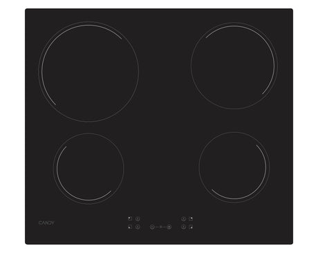 EAN 8059019059129 - Candy Idea CH64CCB/4U2 Negro Integrado 59 cm Cerámico 4 zona(s) imagen 1