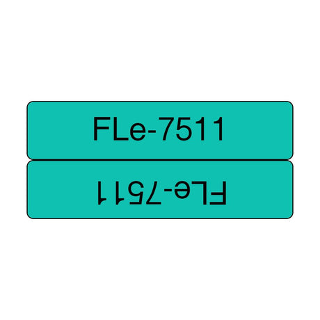 EAN 4977766769686 - Brother FLE-7511 cinta para impresora de etiquetas Negro sobre verde imagen 1