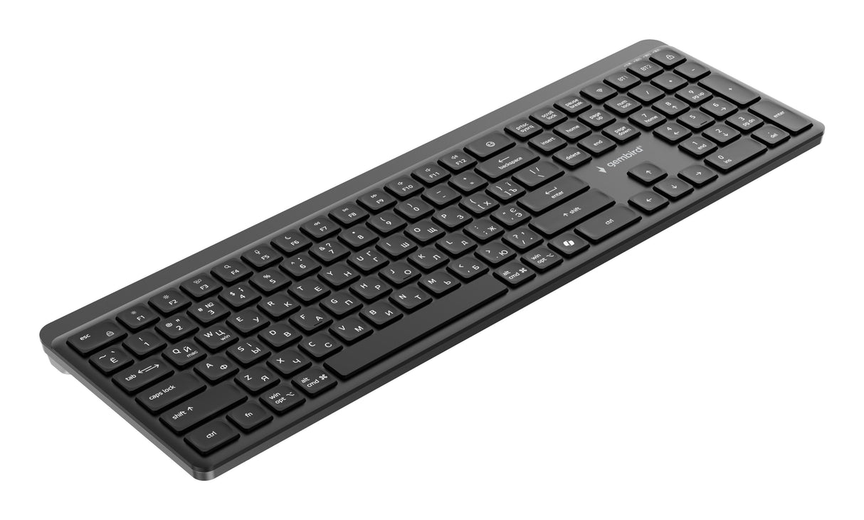 Keyboard Wrl Slim Bt Cyrillic/Kb-Wps-03-Cyrl Gembird