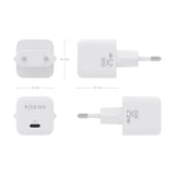 Aisens Cargador Gan 25w - 1xusb-C Pd3.0 Qc4.0 - Blanco