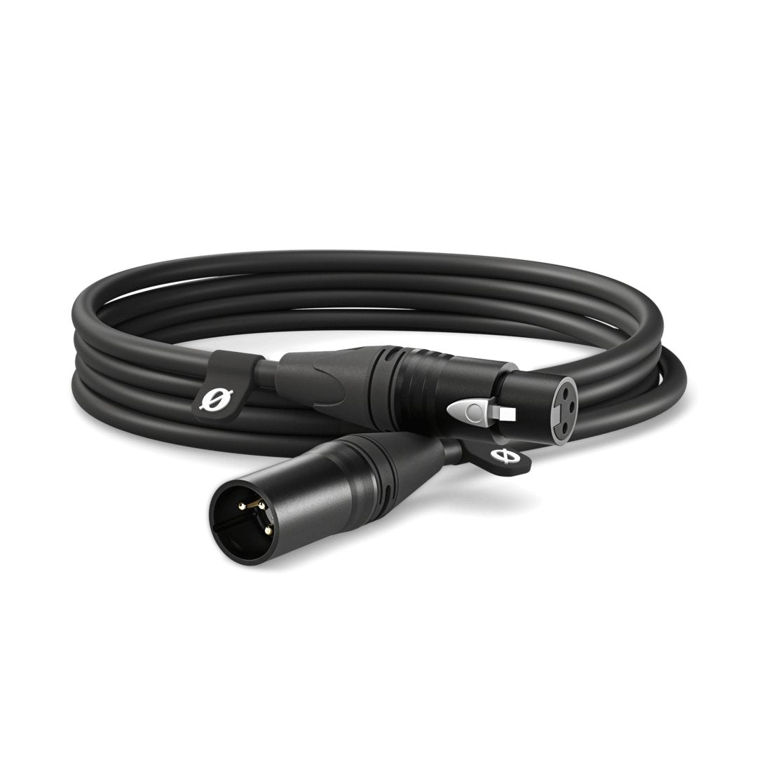 Rode Cable De Micrófonos Xlr3m Negro, 3 Metros Xlr3m