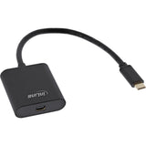 Adaptador Usb Inline, Usb Tipo C Macho A Mini Displayport Hembra (Modo Dp Alt), 4k2k, Negro, 0,2 M