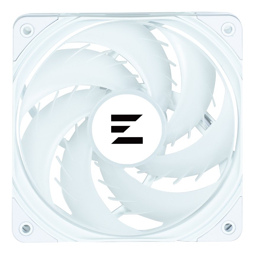 Ventilador Pc  Zalman Zm-Af120 Argb 1x Vent 120mm Blanco