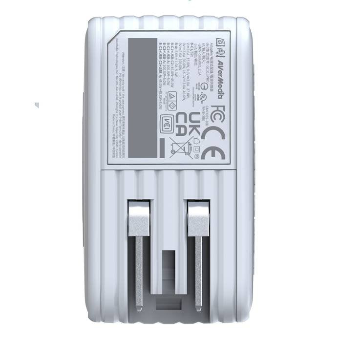 Avermedia Ladedock, Elitego Gc313pro Blanco, 100w Gan, Hdmi