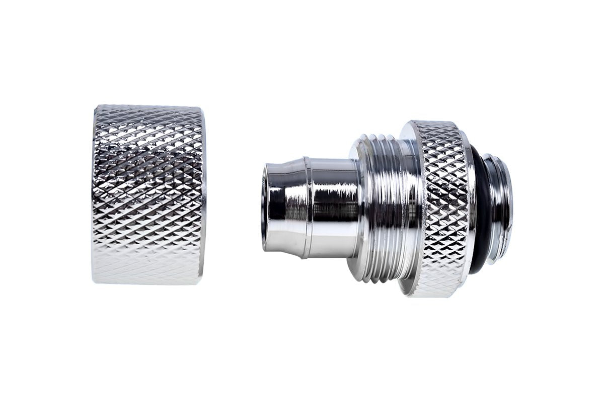 Alphacool Eiszapfen 13/10mm, Conexión Cromado, Latón, Latón, Plata, 27 Mm, 20 Mm, 27 Mm, 10 G