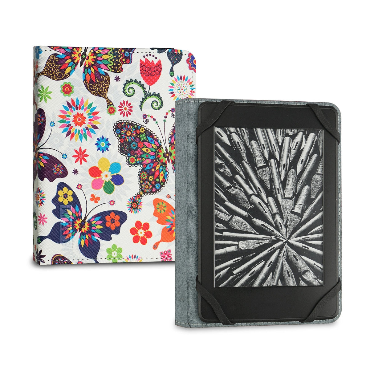 Funda Para Libro Electrónico Subblim 1ec010 Clever Ebook Case 6' Mariposas