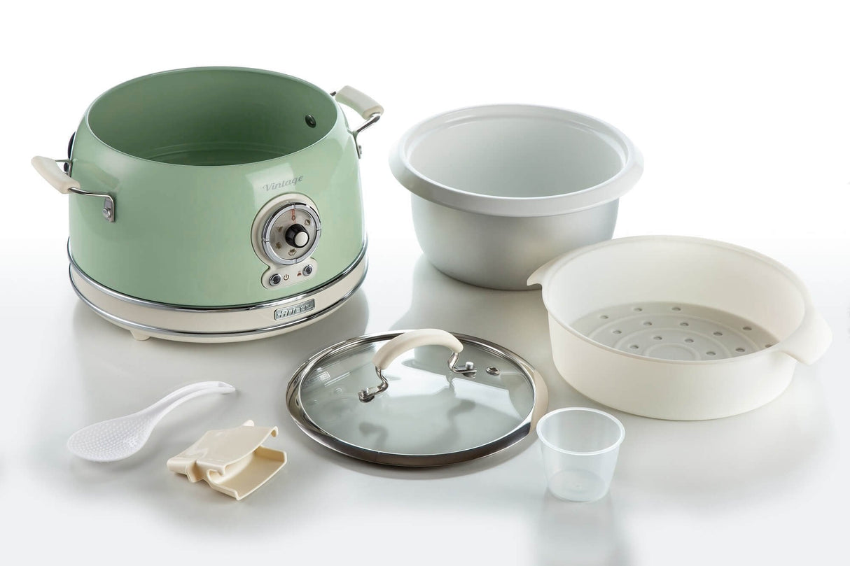Ariete Vintage Dampfgarer, Grün