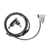 Targus Asp95dmglx25 Cable Antirrobo Negro, Plata