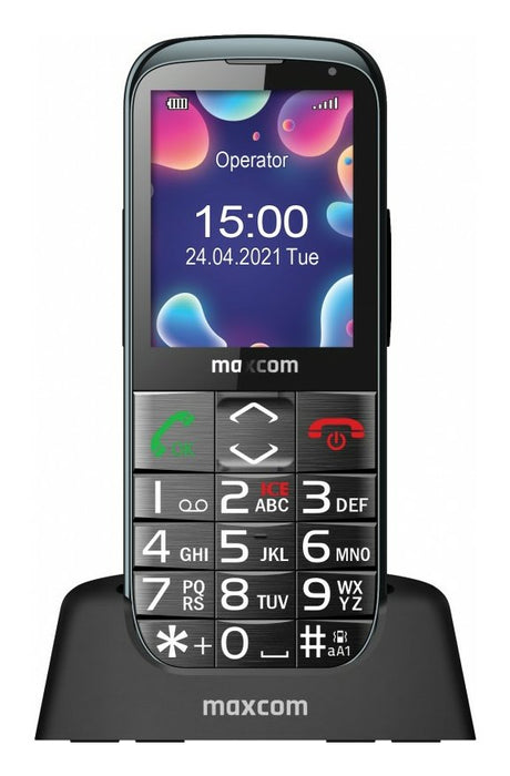 EAN 5908235976761 - MaxCom MM724 5,59 cm (2.2") 85 g Negro Teléfono para personas mayores imagen 1