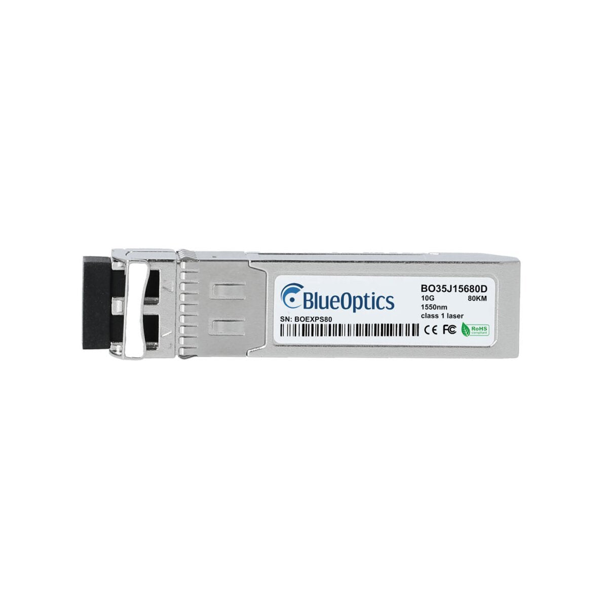 Blueoptics Huawei 02310snn Blueoptics Bo35j15680d Sfp+ Transceiver, 10gbase-Zr, Singlemode Fiber, 1550nm, 80km