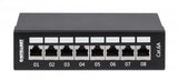 Intellinet 8-Port Cat6a Patchpanel Ftp Desktop Negro