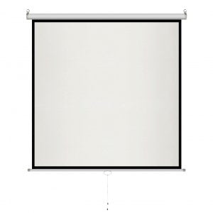 Pantalla Manual Semiautomático 1:1 96" 244x244cm Ms-96 1:1