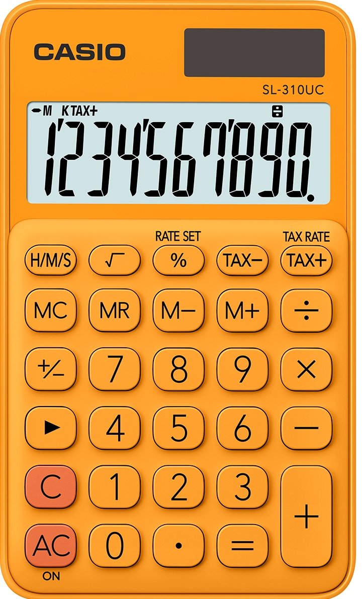 Casio Sl-310uc My Style Calculadora Naranja