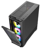 Caja Pc E-Atx Performance 1 Ft A-Rgb Negro Antec Int:2x3.5,3x2.5/ 2xusb3.0, 1xusb-C/ Audio In/Out/ Paneles Lateral De Cristal Templado/ Pantalla Led