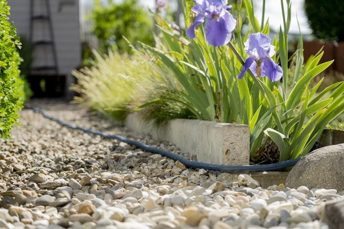 Gardena Liano Manguera De Jardín 30 M Por Encima Del Suelo Cloruro De Polivinilo (Pvc), Textil Negro, Gris