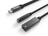 Equip Adapter Usb-C-> 3-Pin 3.5mm M/H Dac 0.12m Negro