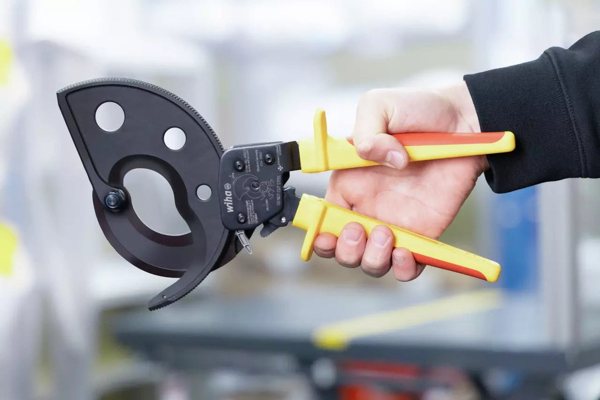 Wiha 46674 Cortacables Apto Para Abisoliertechnik Alu- Y Kupferkabel
