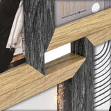 Zep Vercelli Black  6x10x15 Wood Gallery Dn688b