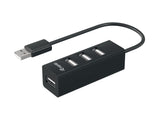 Equip Usb-Hub Usb 2.0 M -> 4x Usb H 0.15cm 480mbps Negro